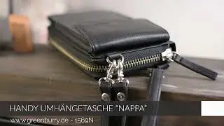 Greenburry Handy Umh&auml;ngetasche mit Geldb&ouml;rse NAPPA 1569N