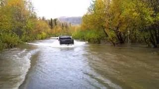 Dodge Ram water crossing