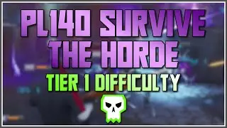 PL140 SURVIVE THE HORDE - TIER 1 DIFFICULTY 2024 Gameplay // Fortnite: Save The World