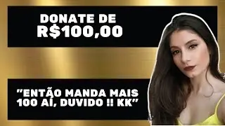 YAYAH RECEBEU DONATE DE R$100,00 pra devolver o MOD do Digital ! clipes tribo gaules