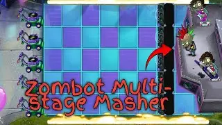 Aku mengalahkan Zombot multi-stage master, Neon mixtape tour Level 25-Level 32, plants vs Zombies 2