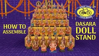 Easy Assembly Dasara Doll Stand | Lightweight, Sturdy & Sustainable |Cycle Pure