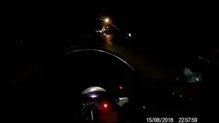 Moto gece s&uuml;r&uuml;ş&uuml;
