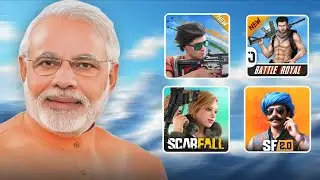 I Played ALL  Indian Games Made by ScarFall Team | Titan Blood, Country War, MazeMilitia & More!&rdquo;
