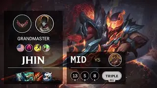 Jhin Mid vs Viktor - NA Grandmaster Patch 12.5