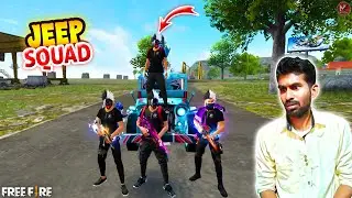 கேம் Full ஆ அழுகுறான் || Jeep Squad BR Rank Free Fire Gameplay || Mutta Puchi