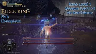 Elden Ring - RL1, +0, No Aux/Status | Fia's Champions (Hitless)