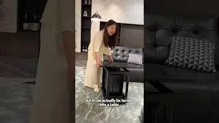 Watch This! Side Table to Tea Room in ONE Move! Space-Saving Genius! 💯 ✨#furnituremagic #furniture