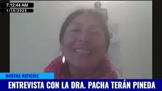 Dra. Pacha Terán - Catedrática Universitaria - Perteneciente al Pueblo Kichwa Otavalo - Imbabura