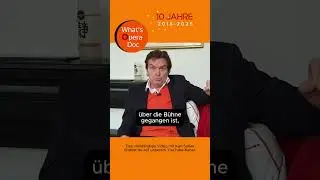 Ich mach meine Neurosen - Karl Sollak - What's Opera Doc #operns&auml;nger #regietheater #dirigent #oper