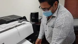 How to select size in the print order plotter Canon TX 4000   En