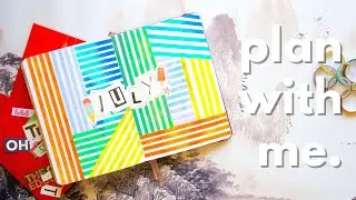 Bullet Journal Plan With Me - July 2022 &ndash; Summer Vibes & Ice Cream Theme