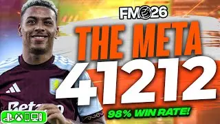 Meta FM26 4-1-2-1-2 Tactic | 98% Win Rate | Best FM26 Tactics