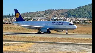 PLANE SPOTTING | Malaga Airport LEMG | A320, B737, ATR72... | HD