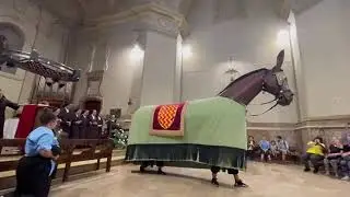 23 de setembre de 2022: La Mulassa de Tarragona al convent de les Carmelites Descalces.