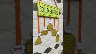 Solid Shapes Wall Hanging (School Activity)