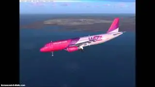 FSX svenska : landar på Malta Luqa intl airport