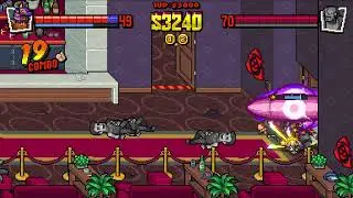 [Double Dragon Gaiden: Rise of the Dragons] M.G. Willy + Anubis (max difficulty,  no continues+)