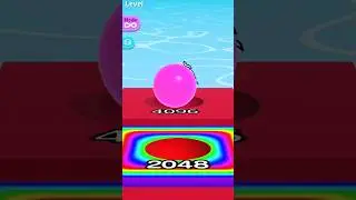16A IN 4096?! 😱💗🔴 Then SPLASH 💦 | Ball Run 2048 #shorts
