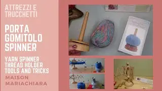 Attrezzi e Trucchetti Porta Gomitolo Girevole Diy Spinner Yarn Thread Holder maisonmariachiara