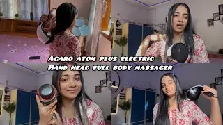 Электрический ручной массажер для всего тела AGARO Atom Plus || Обзор ||