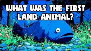 What was the first land animal?