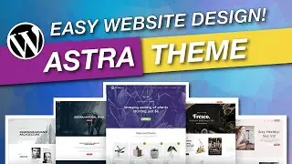 Astra Theme Customize  Tutorial 2021 How To The Astra Theme To Make A WordPress Website (Urdu/Hindi)