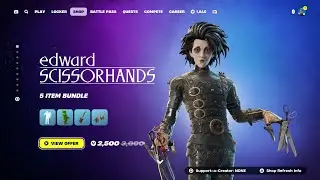 *NEW* Edward Scissorhands Skin! (Fortnite item shop) (October 15th, 2024)