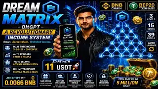 Dream Matrix BitGPT Review | Blockchain Matrix Income Plan Explained