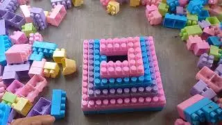 Satisfying diy Pyramid / ASMR Building blocks