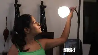 Floor Lamp  Standing Lamp, 9W+4W Energy Saving LED Bulbs, NEED REVIEW. FREE product