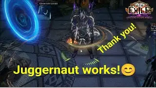 POE  keepers of the flame - Made my Juggernaut works, Thank you😊