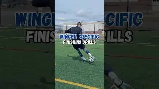 Winger Specific Finishing Drills #soccerdrills #winger #footballer #salah #footballtraining #soccer
