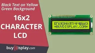 3.3V/5V Russian/Cyrillic 16x2 Character LCD Display Module