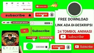 TOP 24✔ Bagi-bagi Mentahan Animasi Tombol subscribe grand screen || free download✔