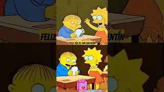 Tarjeta De San Valent&iacute;n #simpsons #amistad #valentinesday #fyp