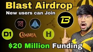 Blast Airdrop Full Guide Farm Multiple Airdrops $20 Million Funding | SAGE Hindi