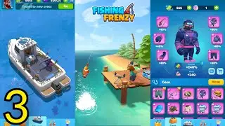Fishing Frenzy: Idle Hooked Inc Gameplay Walkthrough Part 3 (Ios.android) #gaming #gamingvideos