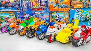 Paw Patrol toys unboxing ASMR | PAW Patrol Mighty Meteor Track Set | Chase Rubble Marshall