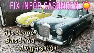Mek med Fenan! Hjullager, rostskydd mm.