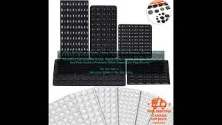1005005297036433 18 100Pcs Self Adhesive Rubber Damper Buffer Cabinet Bumpers Silicone