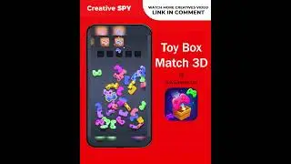 Toy Box Match 3D! by SayGames Ltd #puzzle #gameplay #creativeads #viralvideos #shortvideos #shorts