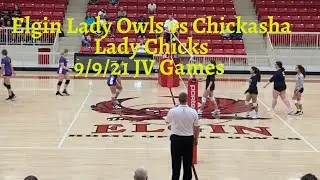 Elgin Lady Owls vs Chickasha Fightin&rsquo; Chicks 9/9/31 JV Game