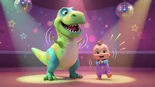 🎵 Dinosaur Dance Party Adventure | kids nursery rhymes | Baby Song, Dancing Dinosaurs Fun 🦖🎶