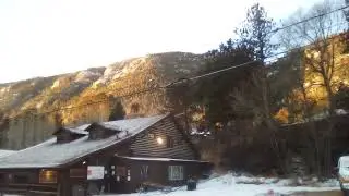 green mountain falls fire station view this morning