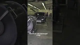 audi a4 b5 1.8t big turbo and supercharger dyno