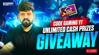 Free Cash Giveaway | Bgmi Live Giveaway | Bgmi Custom Room Live | 50 Kills Gameplay