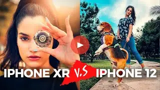 Câmera Iphone 12 vs Iphone XR