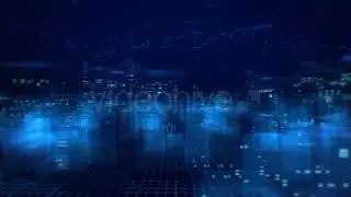 City Light Tech Digital Background | Motion Graphics - Videohive template