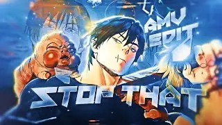 Toji Fushiguro - Stop That [Amv|Edit] 4K! +Project